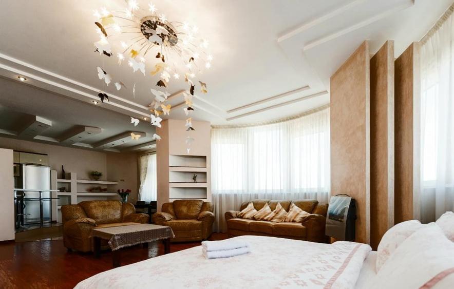 Роскошная 3К Квартира 135М2 На Набережной. Минская Kiev Bagian luar foto